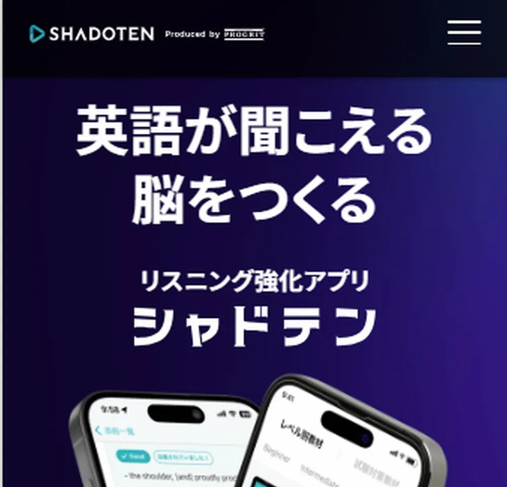 シャドテンのサポート特徴